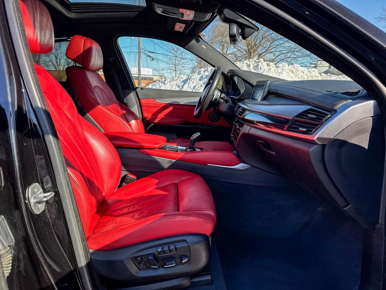 2017 BMW X6 Red leather / Blind spot / M package / Aero Kit Photo