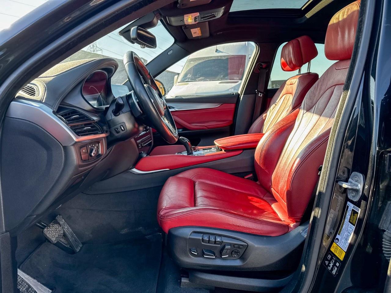 2017 BMW X6 Red leather / Blind spot / M package / Aero Kit Photo