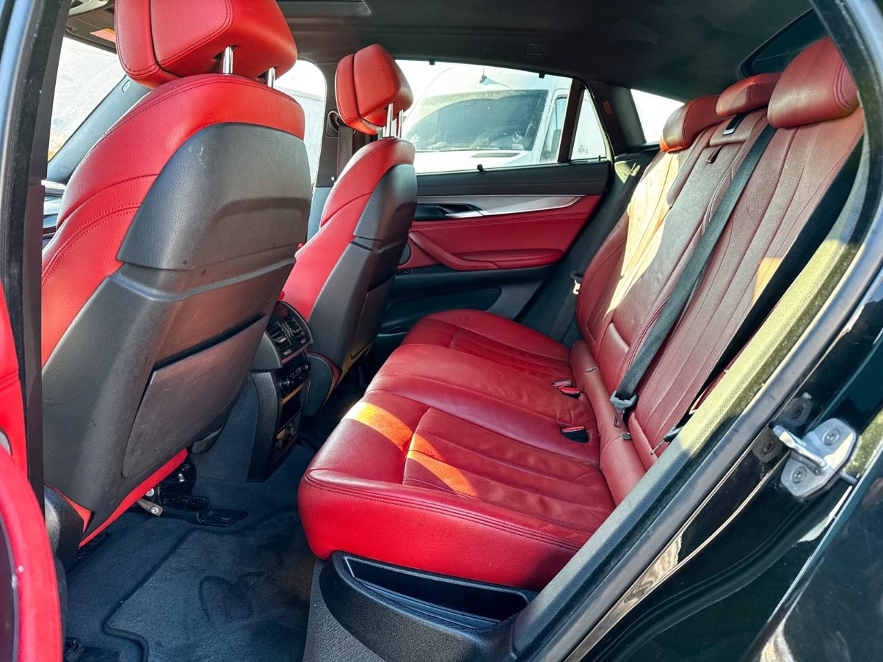 2017 BMW X6 Red leather / Blind spot / M package / Aero Kit Photo