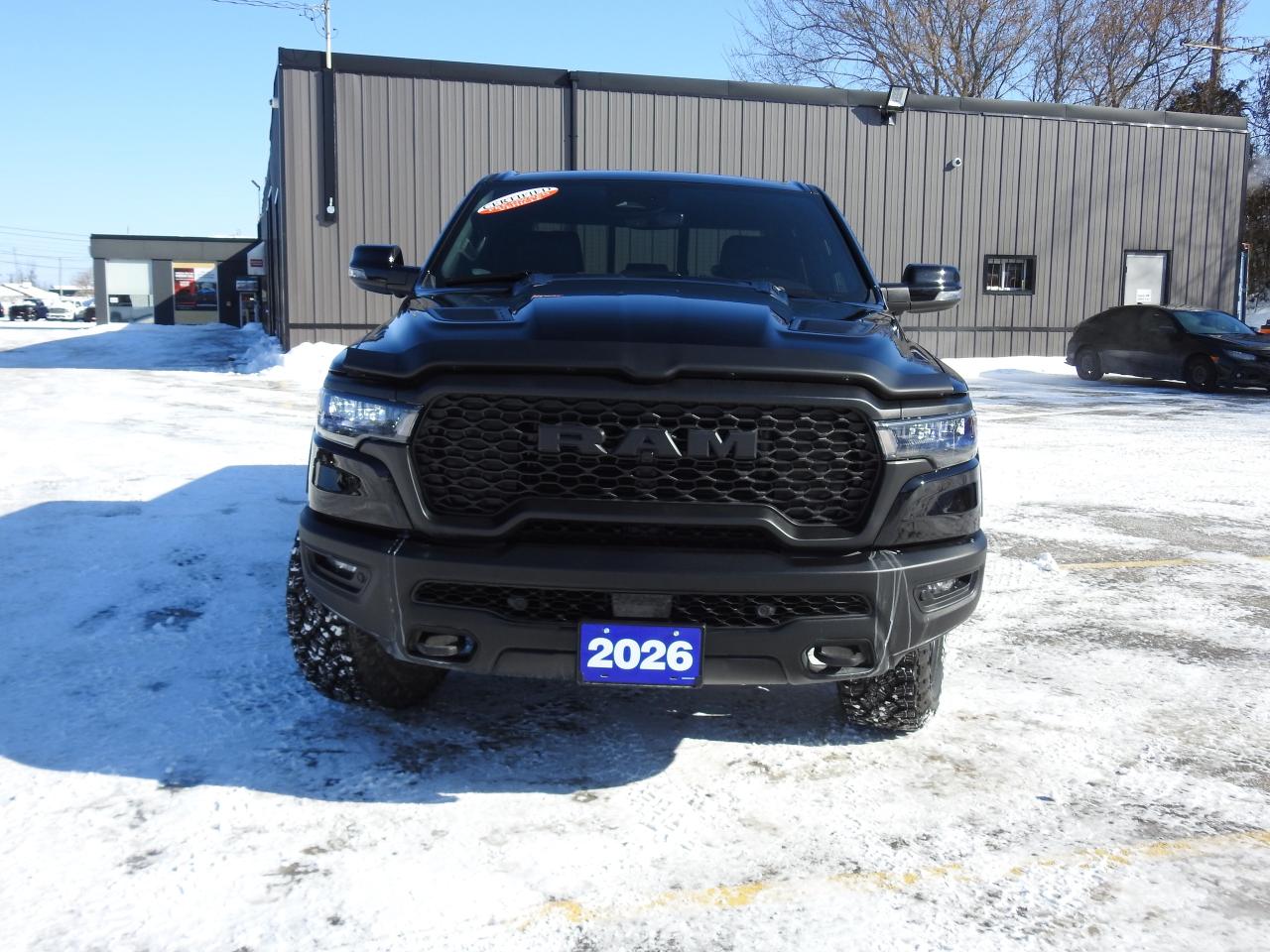 2026 RAM 1500 REBEL 4x4- 14 INCH NAV- COOLED LEATHER- 2,800 KMS Photo3