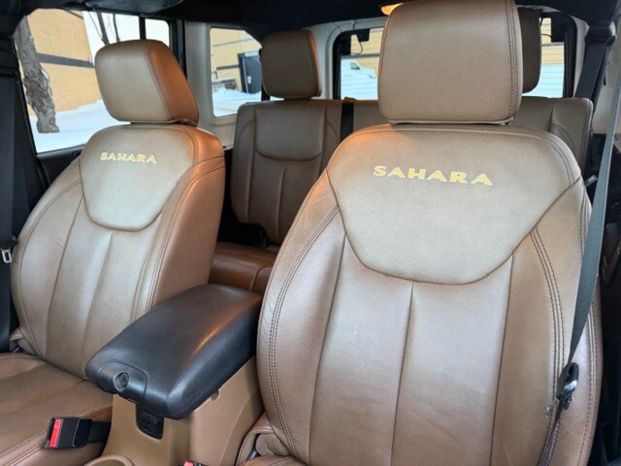 2015 Jeep WRANGLER UNLIMITED 4x4 Sahara Leather Automatic Soft Top Sold AS IS Photo