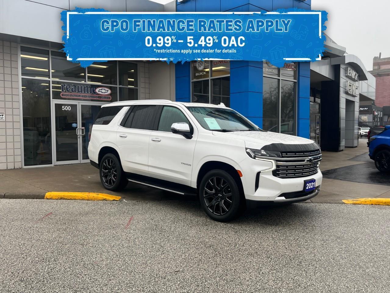 2021 Chevrolet Tahoe Premier  CPO FINANCE FROM 3.99%-5.49% OAC Photo
