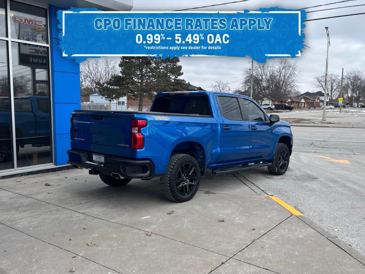 2022 Chevrolet Silverado 1500 Custom Trail Boss CPO Rates 0.99%-5.49% OAC Photo