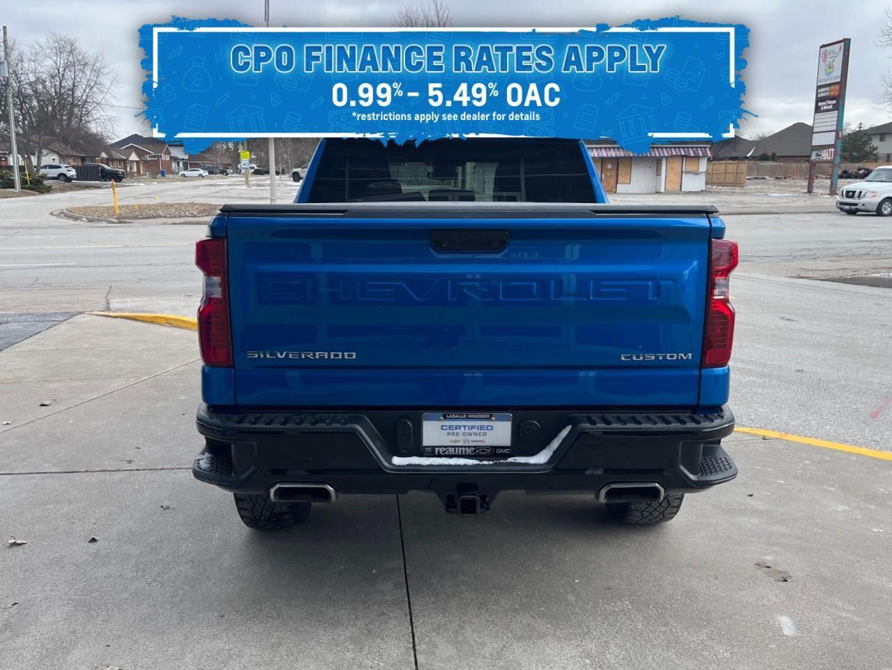 2022 Chevrolet Silverado 1500 Custom Trail Boss CPO Rates 0.99%-5.49% OAC Photo