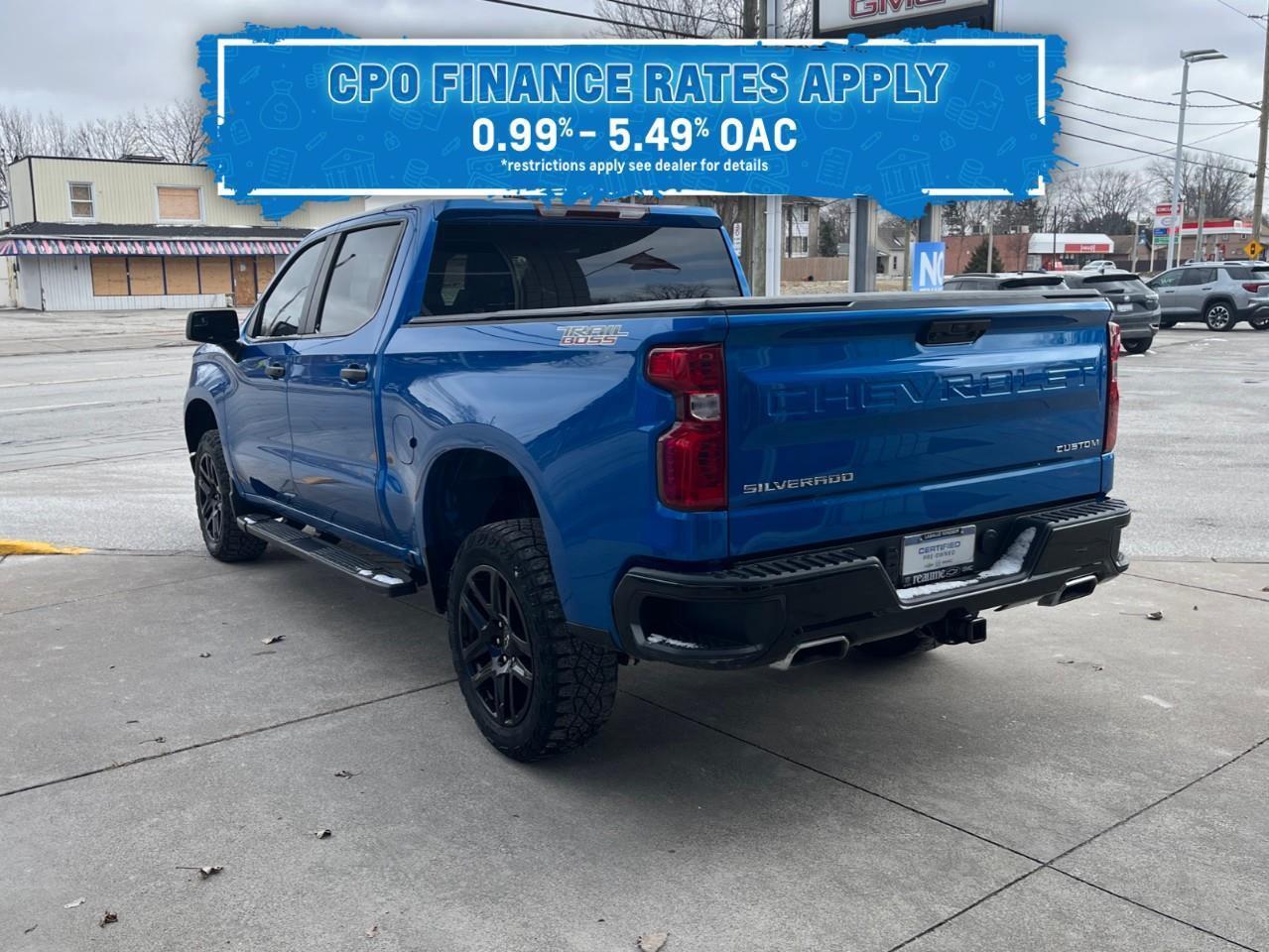 2022 Chevrolet Silverado 1500 Custom Trail Boss CPO Rates 0.99%-5.49% OAC Photo