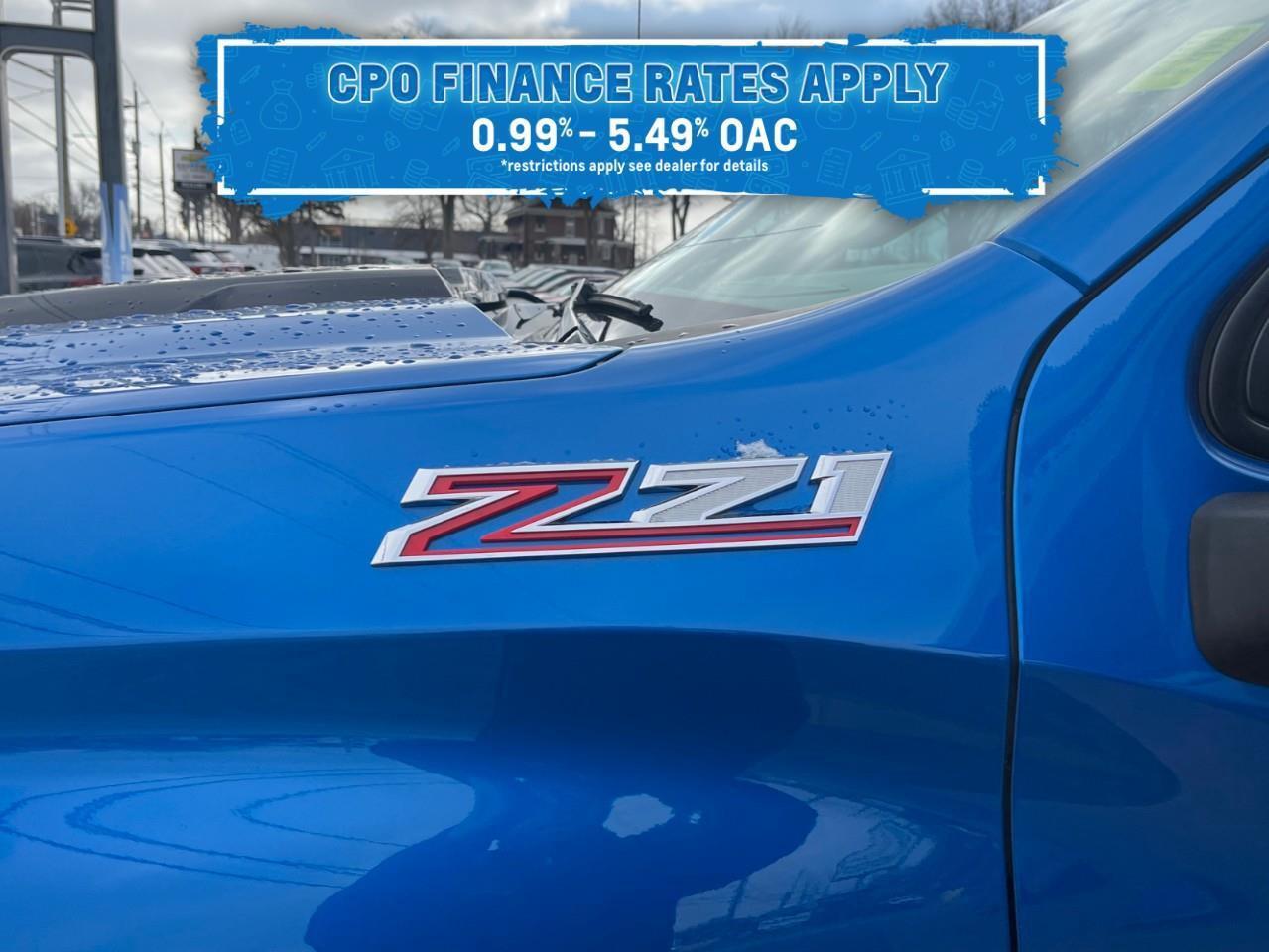 2022 Chevrolet Silverado 1500 Custom Trail Boss CPO Rates 0.99%-5.49% OAC Photo