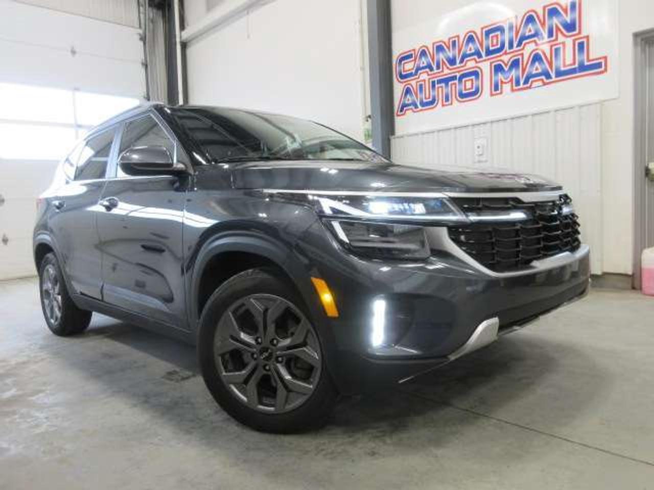 2024 Kia Seltos EX AWD, ROOF, HEATED LEATHER, APPLE/ANDROID, 70K! Photo