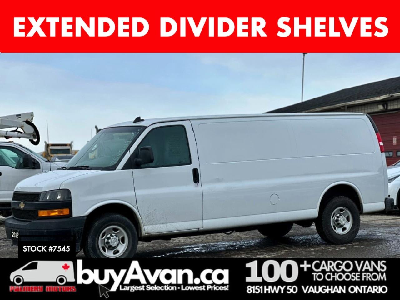 2019 Chevrolet Express Express 2500 Extended Divider + Shelves Photo0