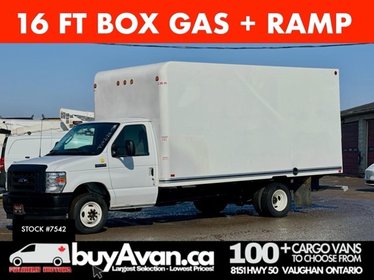 2024 Ford E-450 E-450 16FT Box Cube Gas + Ramp Photo0