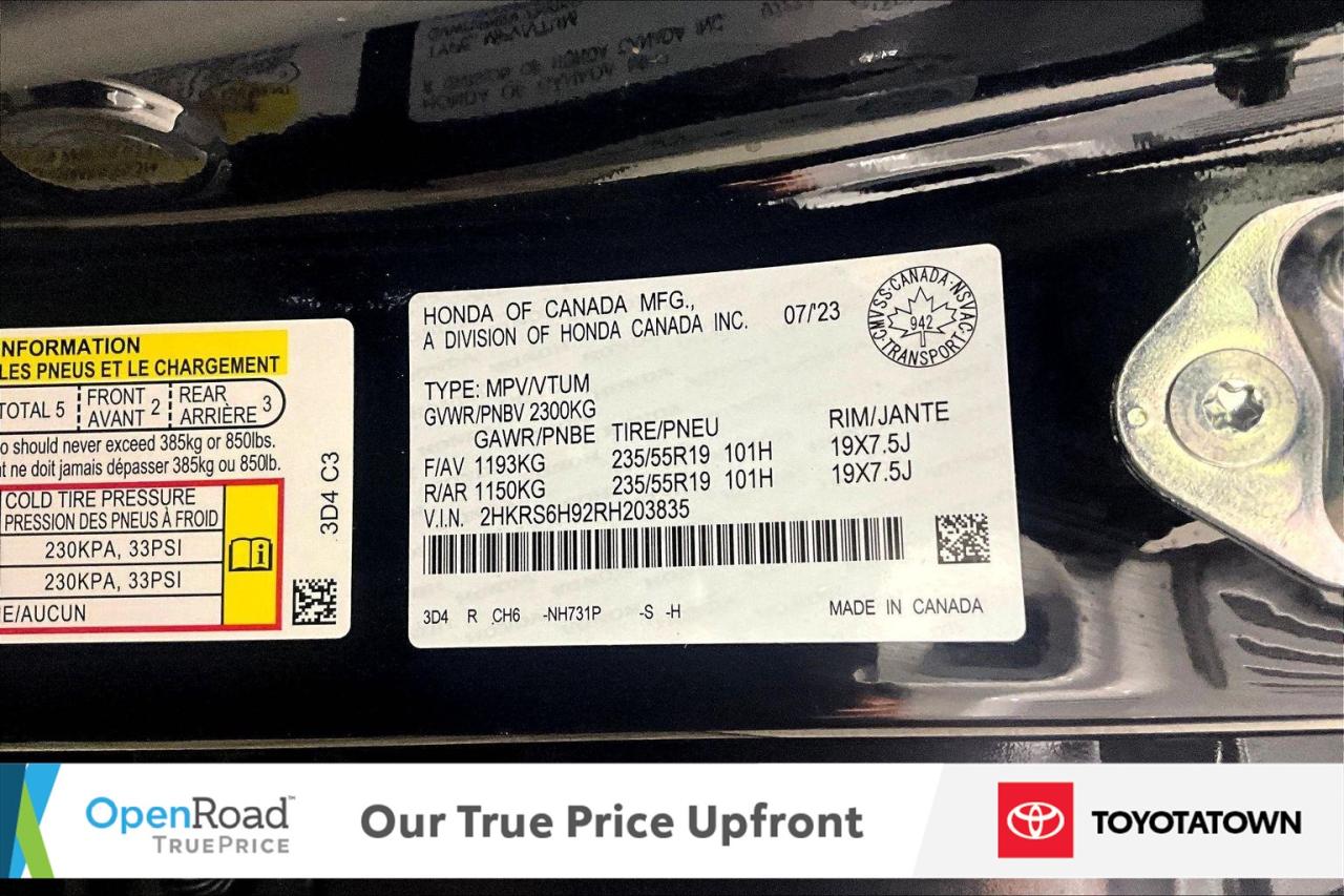 2024 Honda CR-V Hybrid TOURING! LOADED! ELIGIBLE FOR OPEN ROAD LEASING! Photo