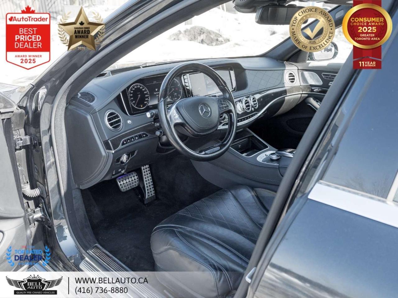 2015 Mercedes-Benz S-Class S550 LWB   AMGPKG   PRMPKG   HUD   BRMSTR   SRVCRCRDS   NOACCIDENT Photo