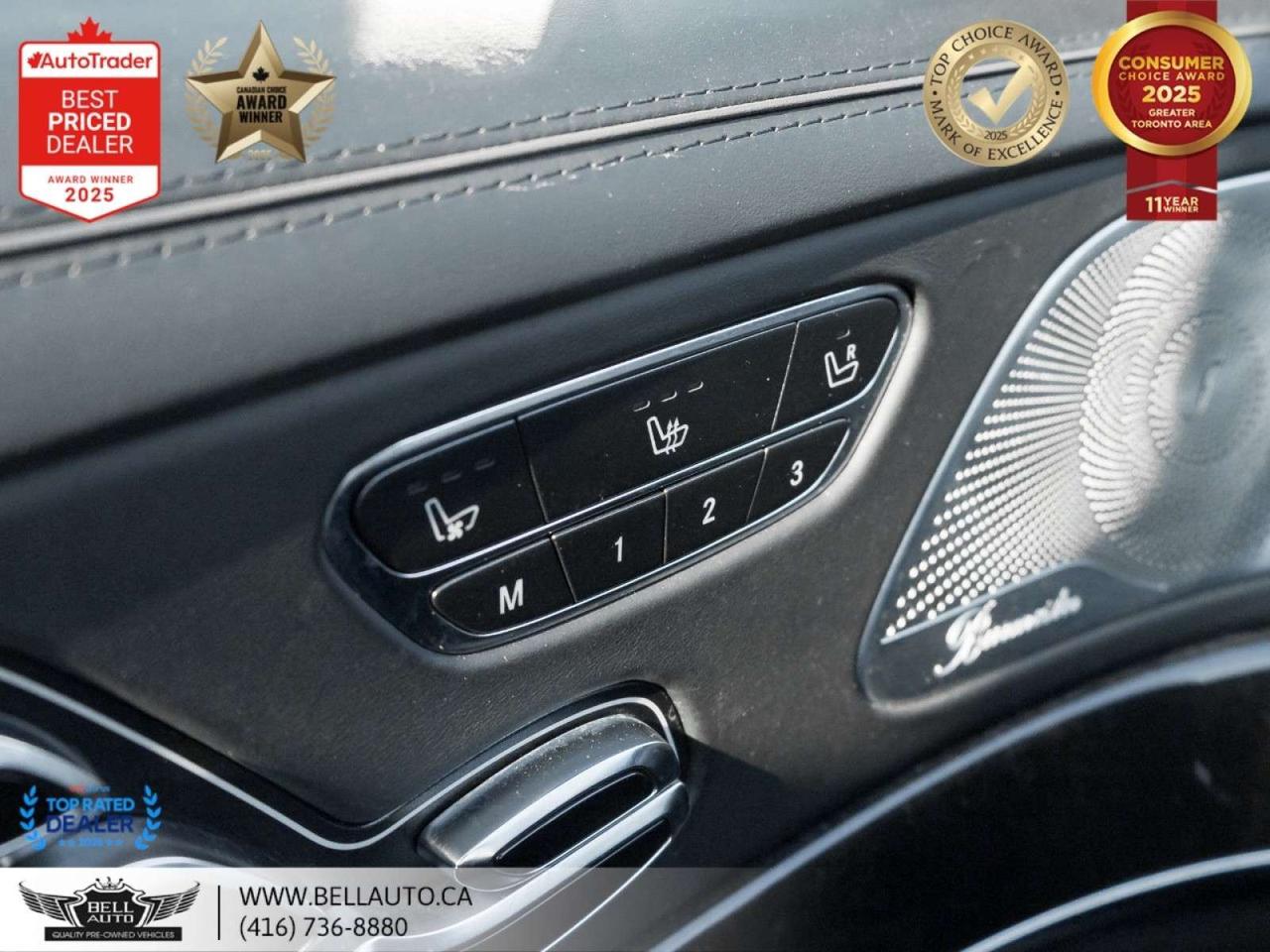 2015 Mercedes-Benz S-Class S550 LWB   AMGPKG   PRMPKG   HUD   BRMSTR   SRVCRCRDS   NOACCIDENT Photo