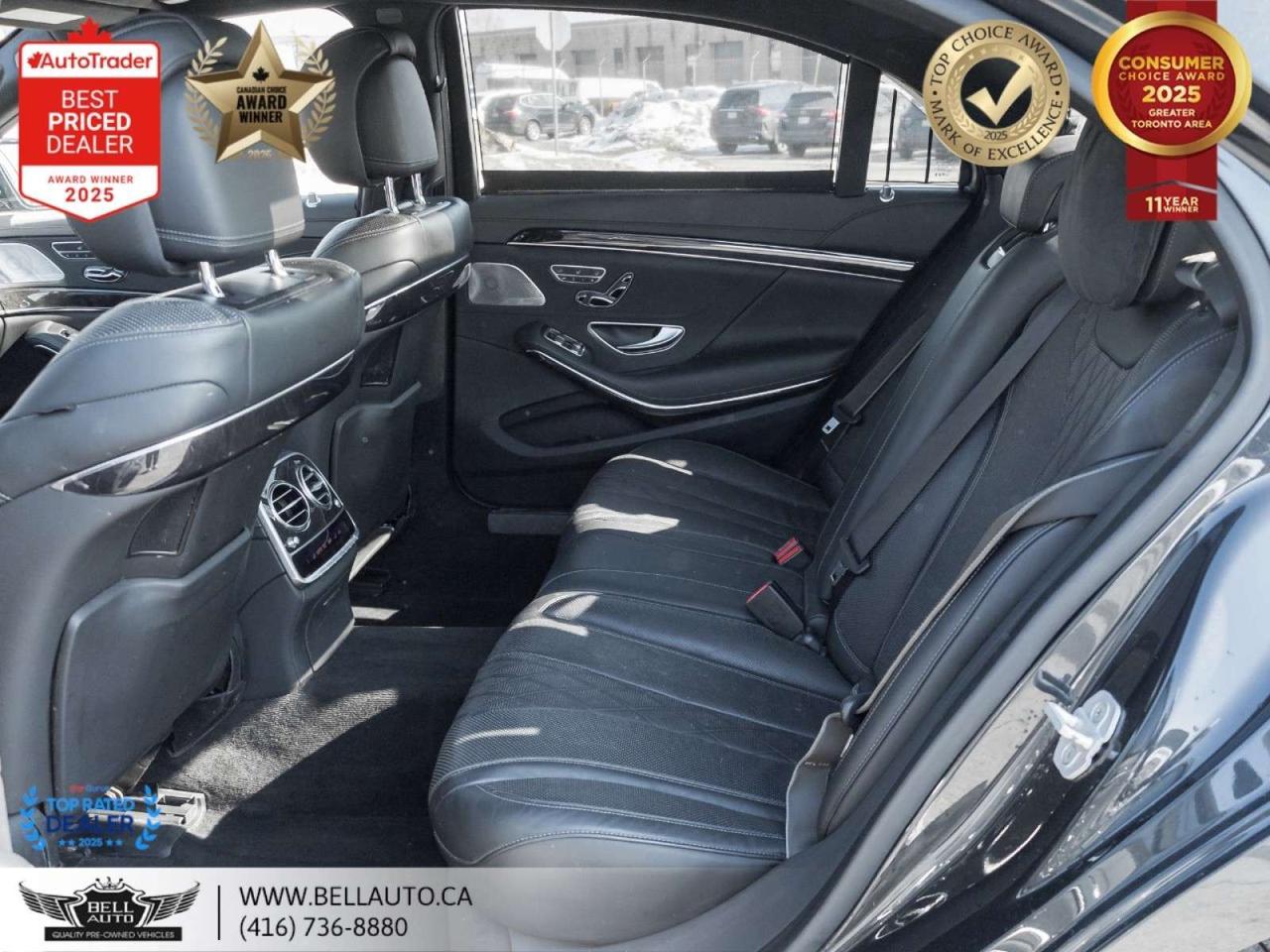 2015 Mercedes-Benz S-Class S550 LWB   AMGPKG   PRMPKG   HUD   BRMSTR   SRVCRCRDS   NOACCIDENT Photo