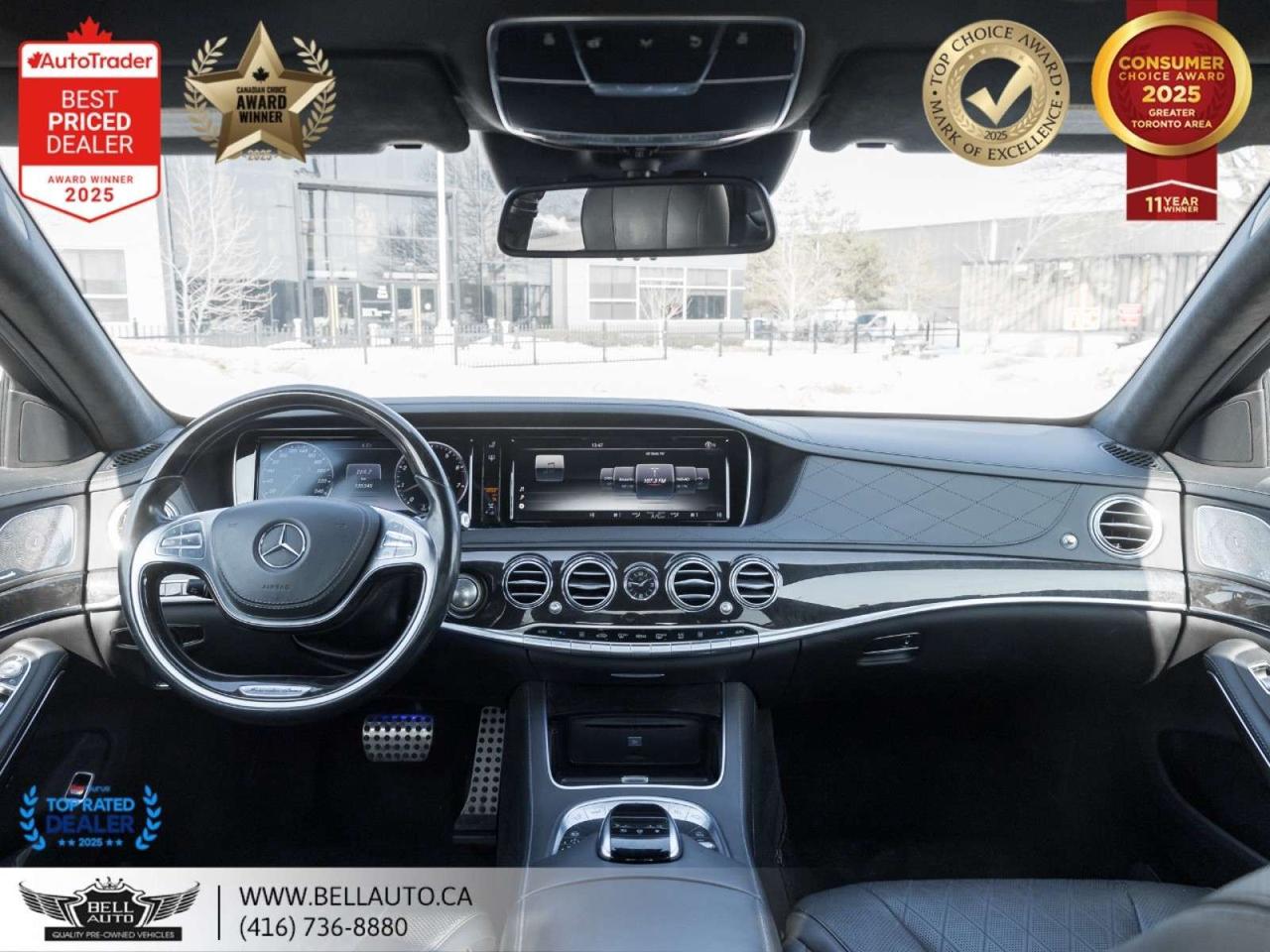 2015 Mercedes-Benz S-Class S550 LWB   AMGPKG   PRMPKG   HUD   BRMSTR   SRVCRCRDS   NOACCIDENT Photo
