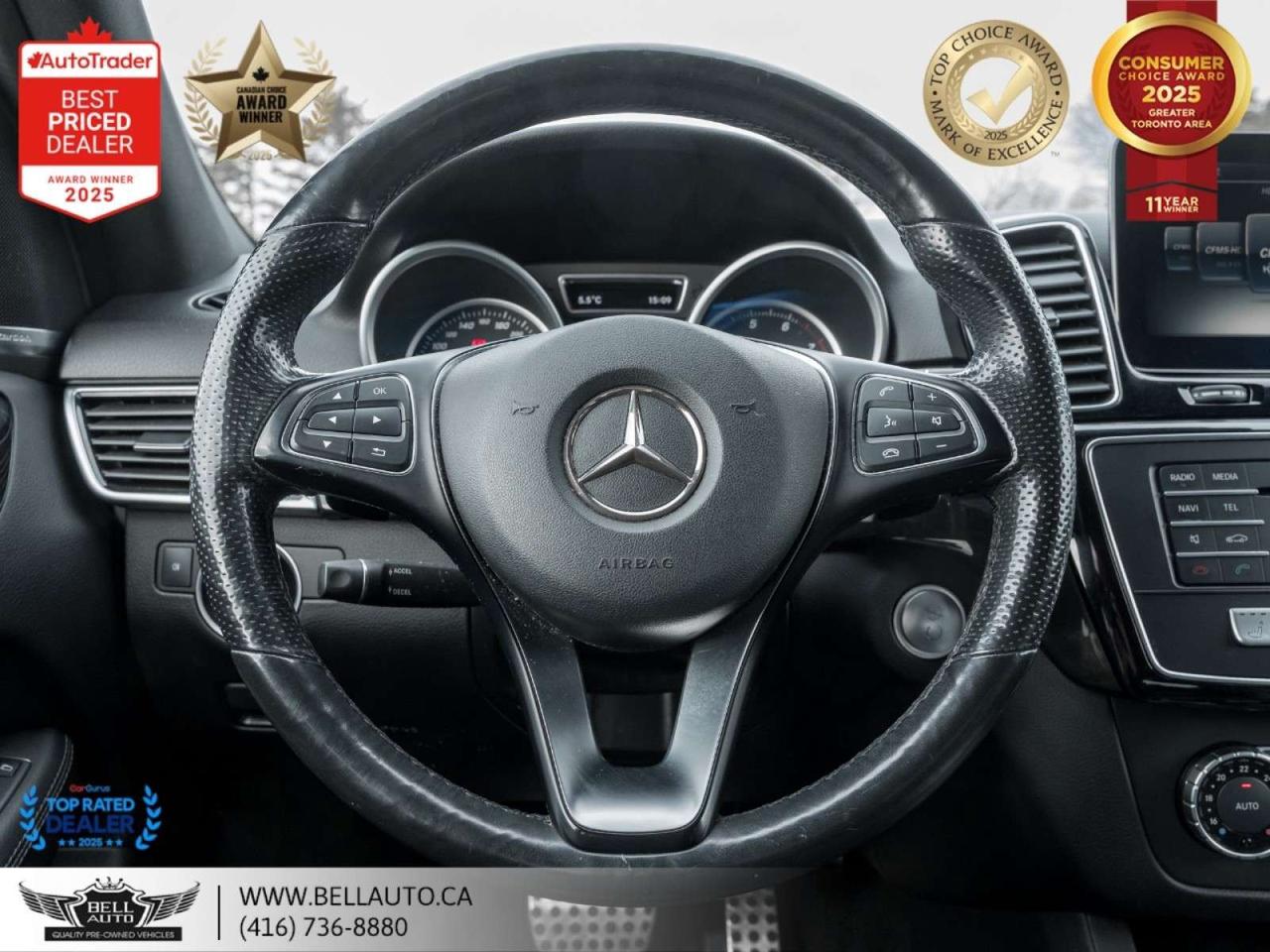 2017 Mercedes-Benz GLE 400   AMGPKG   NAVI   360CAM   PANO   HARMAN   RNGBRDS   LOWKMS   NOACCIDENT Photo
