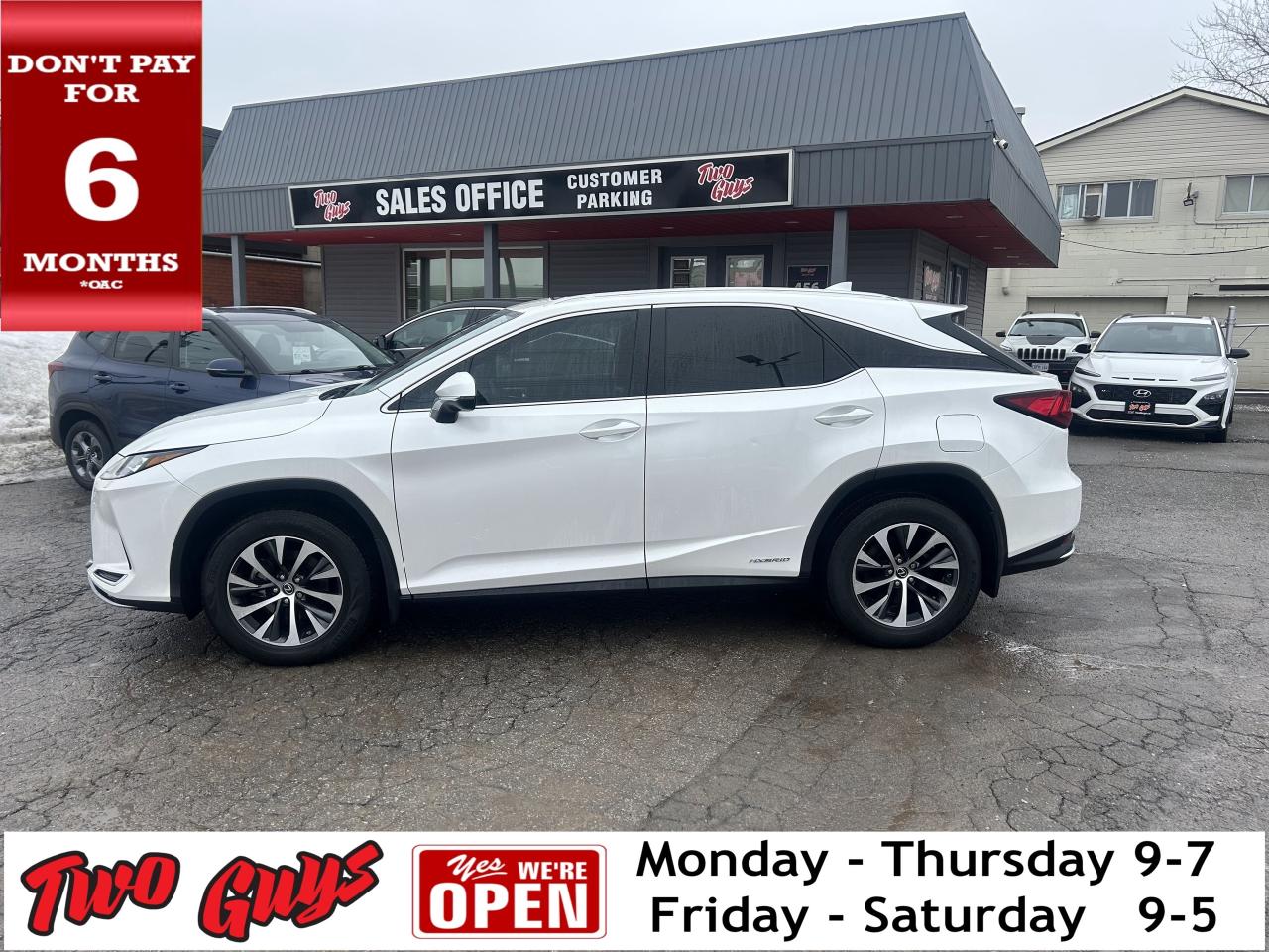 2021 Lexus RX RX 450h Hybrid AWD Sunroof Leather Back Up Cam Photo0