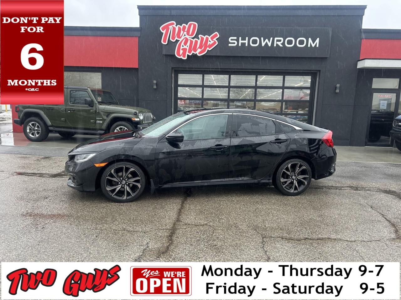 2020 Honda Civic Sedan Sport CVT Sunroof Back Up Cam Heated Front Seats Photo