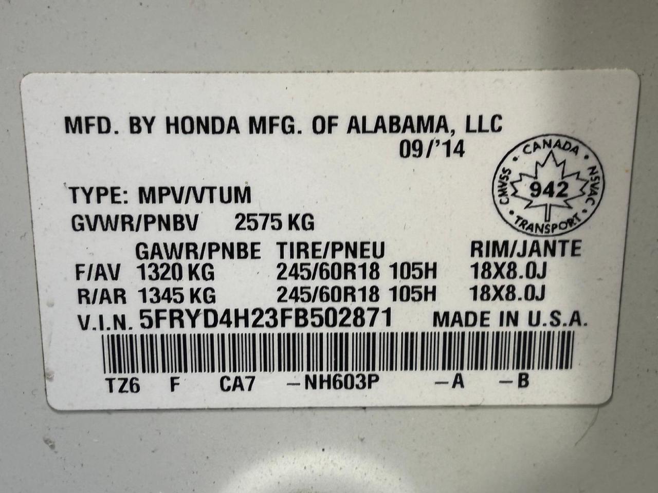 2015 Acura MDX SH-AWD 4DR Photo