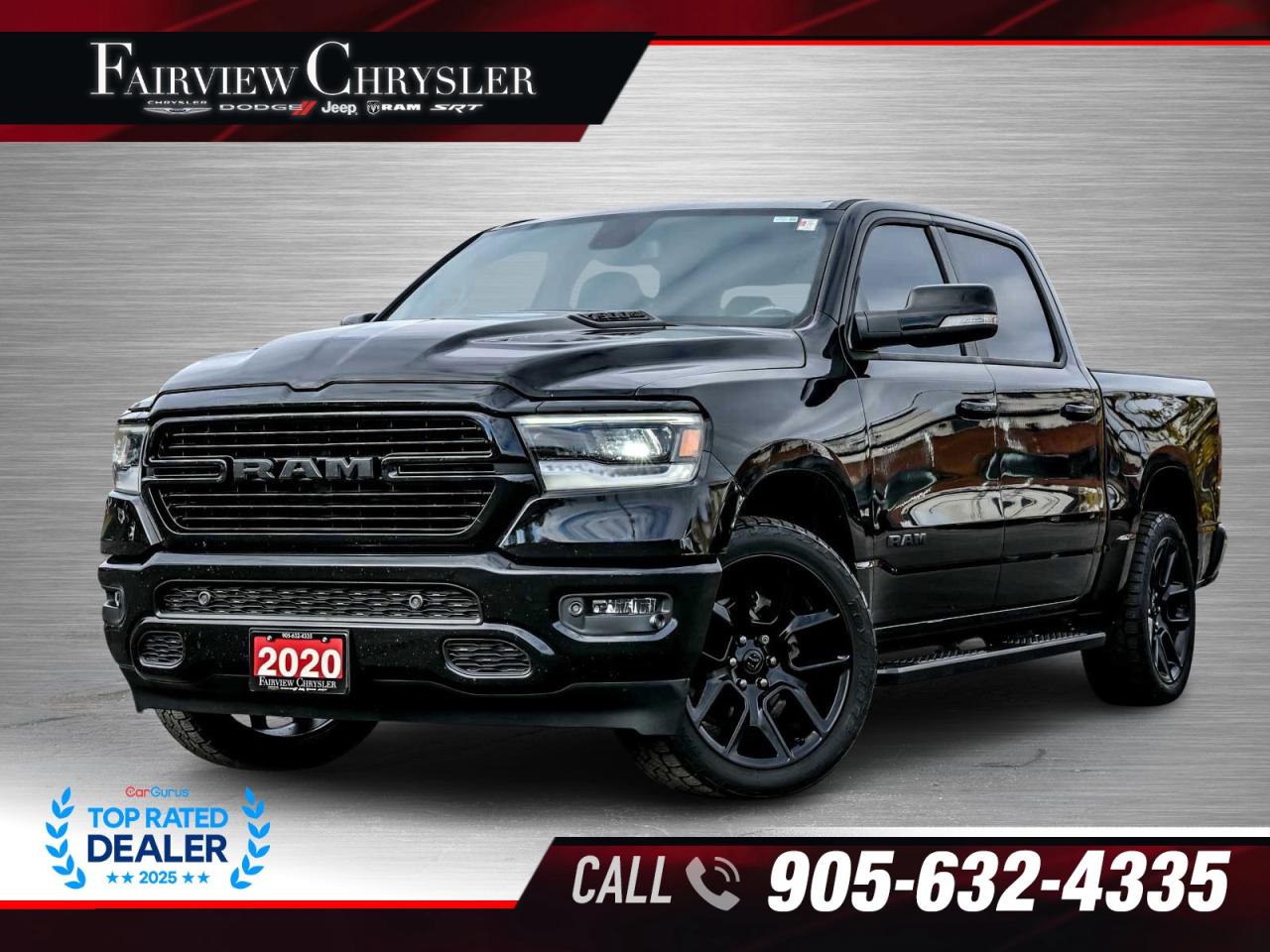 2020 RAM 1500 Sport NIGHT EDITION   BLIND SPOT   CARPLAY   ALPIN Photo