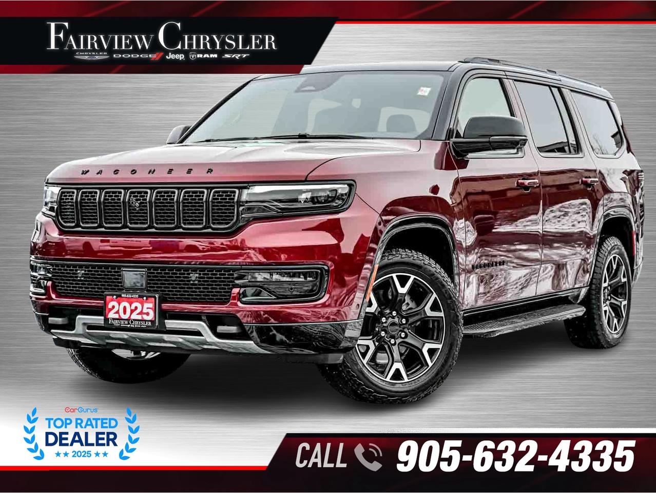 2025 Jeep Wagoneer Series II Carbide OVERLAND   PANO ROOF   LEATHER Photo0