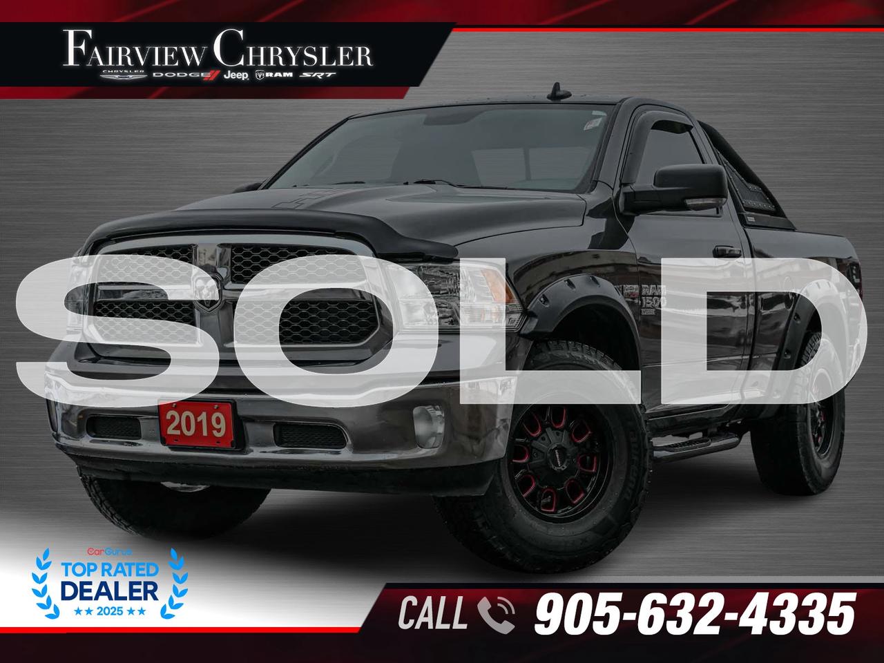 2019 RAM 1500 Classic SLT 4X4   2 DOOR   35 TIRES   BACK RACK    TOW PKG Photo0