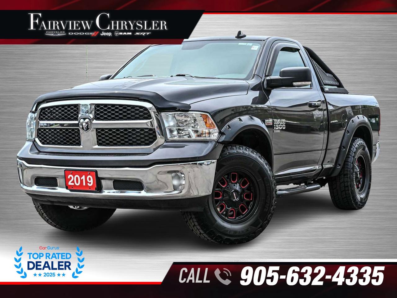 2019 RAM 1500 Classic SLT 4X4   2 DOOR   35 TIRES   BACK RACK    TOW PKG Photo