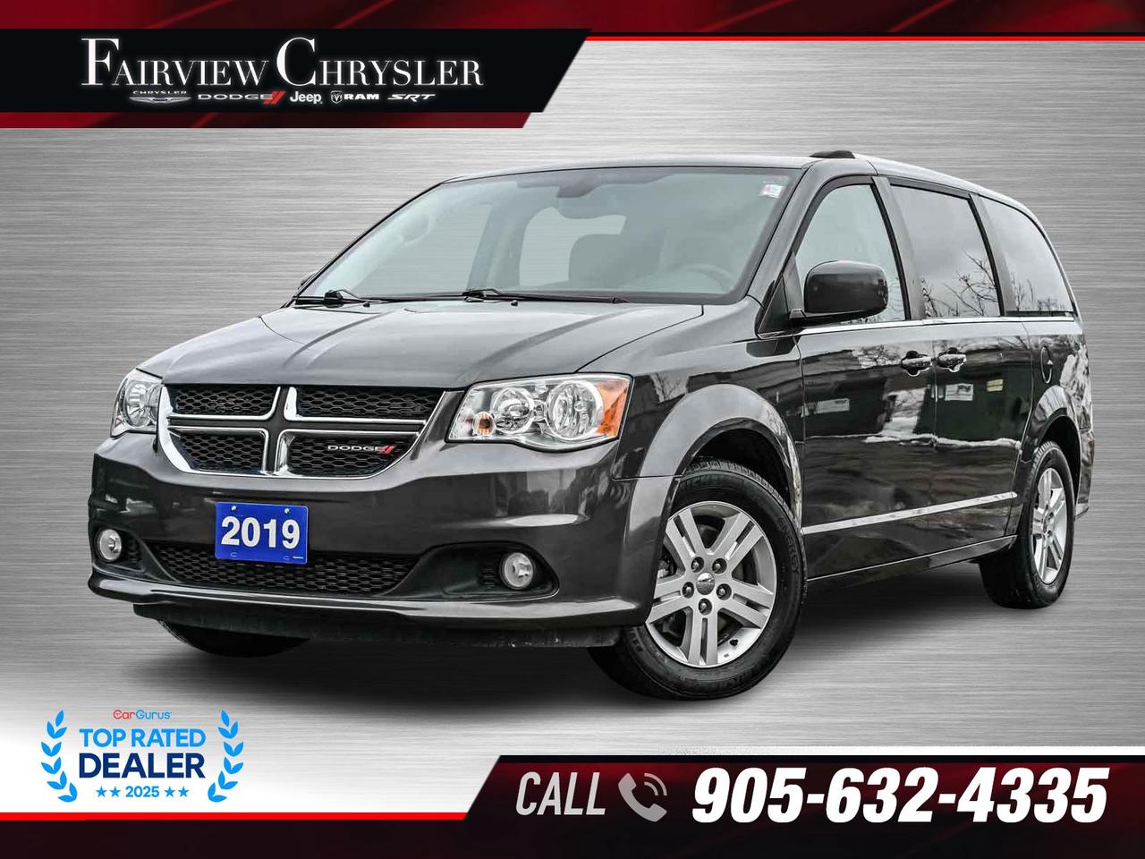 2019 Dodge Grand Caravan Crew BLIND SPOT   NAV   BACK UP CAMERA   PWR DOORS Photo