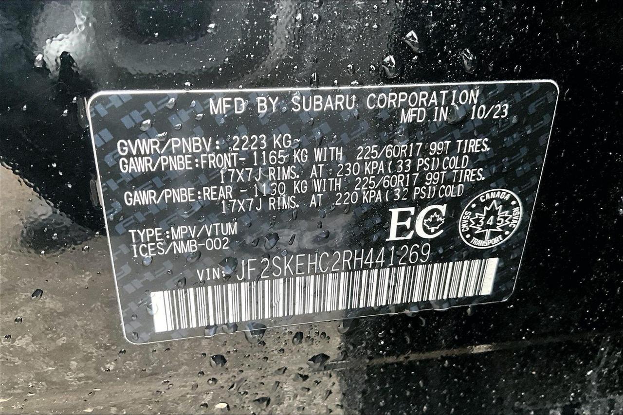 2024 Subaru Forester WILDERNESS AWD   HEATED SEAT/STEER   PANO SUNROOF Photo