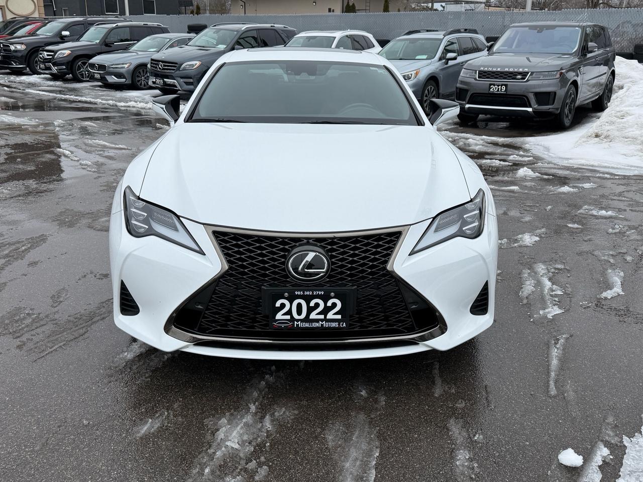 2022 Lexus RC RC 350 AWD F-SPORT 3 ACCIDENT FREE 1-OWNER RED INT Photo