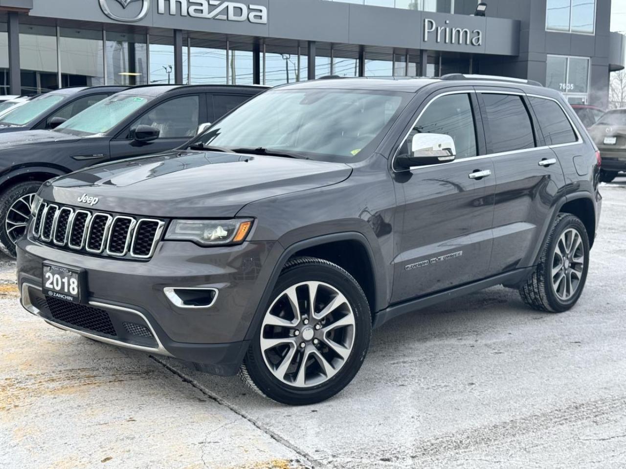2018 Jeep Grand Cherokee LIMITED 4X4/ LEATHER/ PANOROOF/ CARFAX CLEAN Photo0