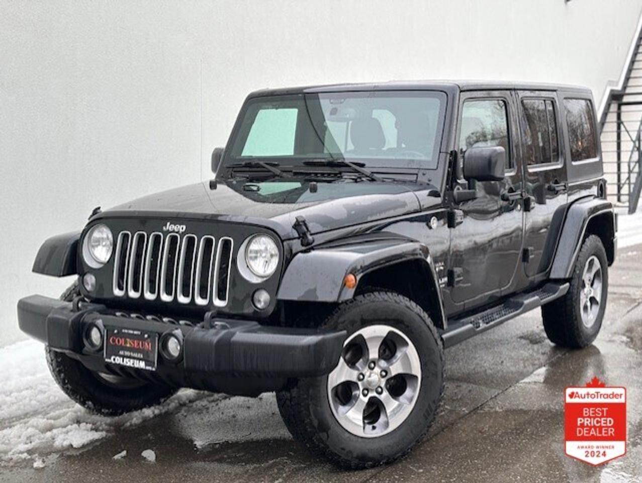 2016 Jeep WRANGLER UNLIMITED SAHARA 4WD AUTOMATIC-2 TOPS-REMOTE START Photo0