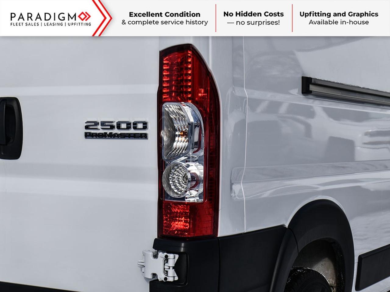 2025 RAM ProMaster Cargo Van 2500 159" High Roof - Ready to Customize + LOW KM! Photo