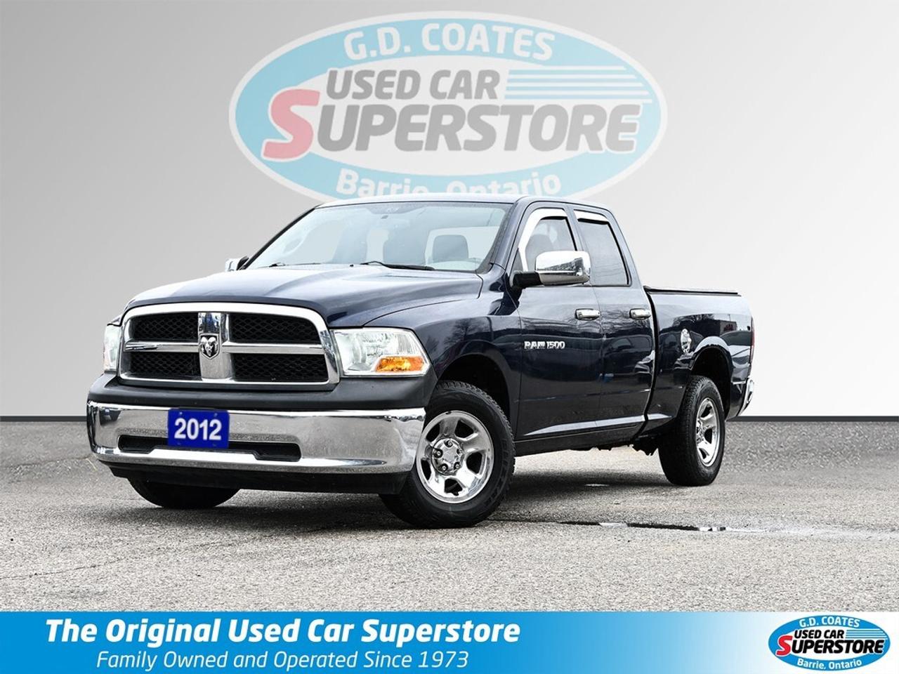 2012 RAM 1500 ST Quad Cab 4x4 ~Heated Mirrors ~Tonneau Cover Photo0