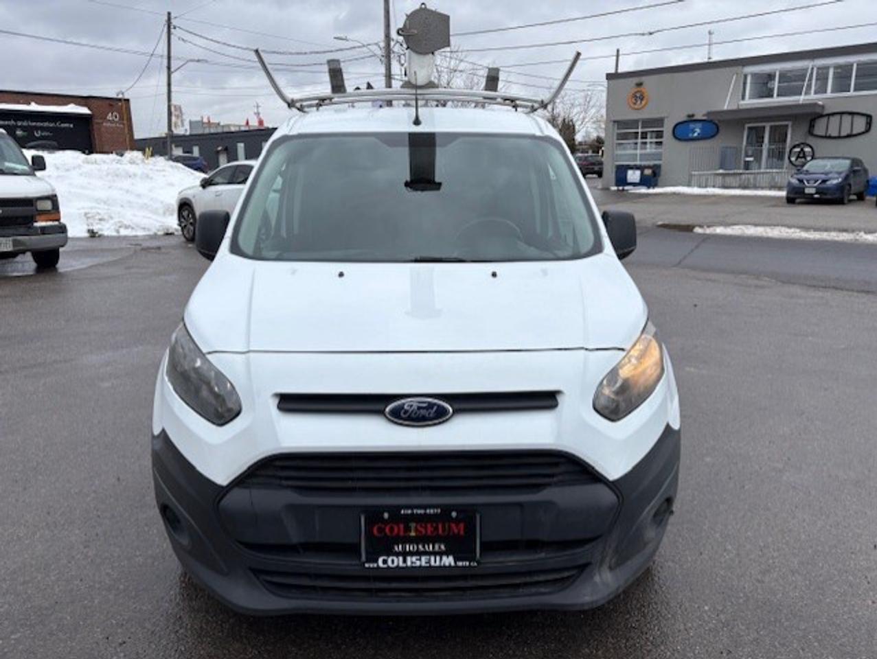 2014 Ford Transit Connect XL LADDER RACK-DIVIDER-SHELF-TOOL CHEST-CERTIFIED! Photo