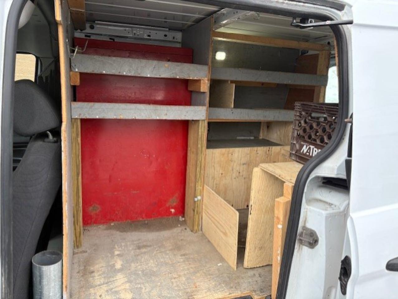 2014 Ford Transit Connect XL LADDER RACK-DIVIDER-SHELF-TOOL CHEST-CERTIFIED! Photo