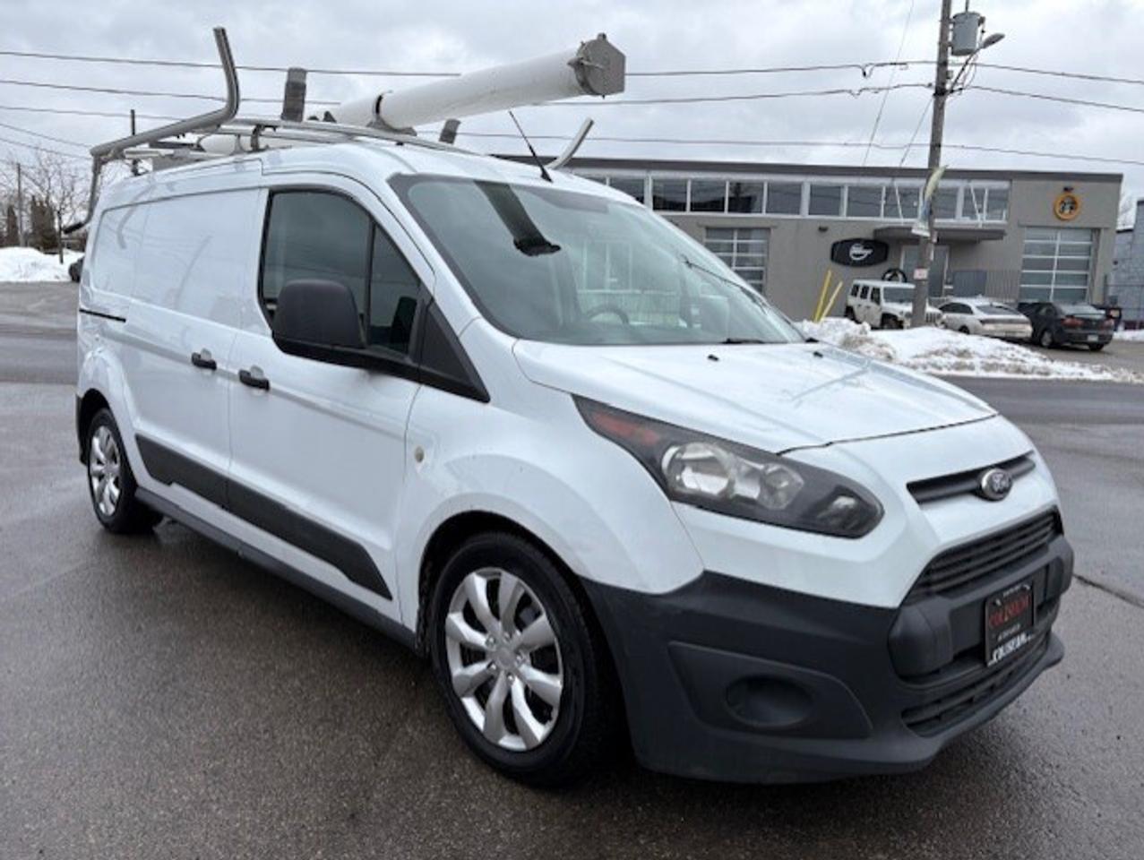 2014 Ford Transit Connect XL LADDER RACK-DIVIDER-SHELF-TOOL CHEST-CERTIFIED! Photo
