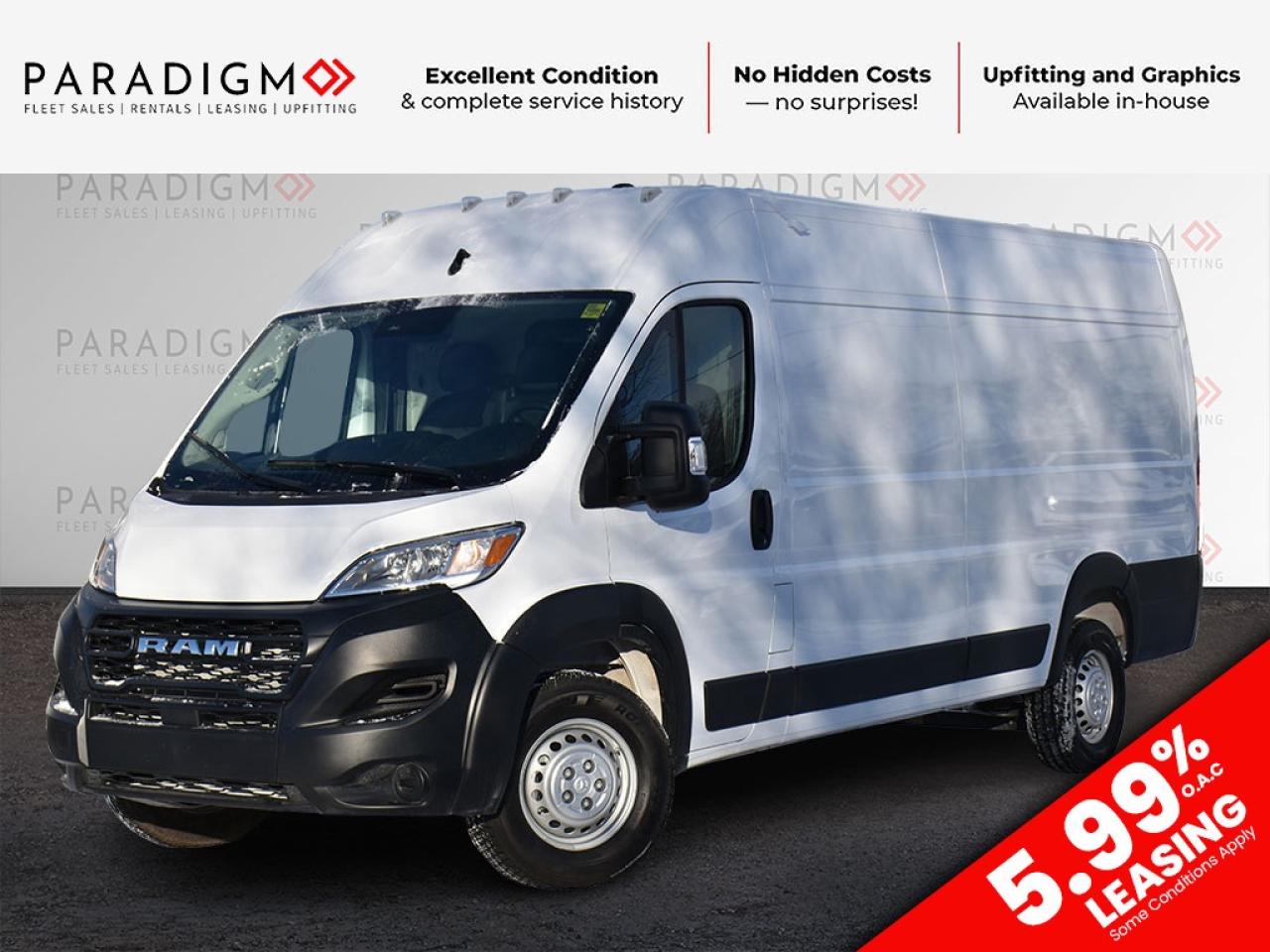 2025 Dodge Ram ProMaster 3500 159" HIGH ROOF EXT LOW KM! Photo0