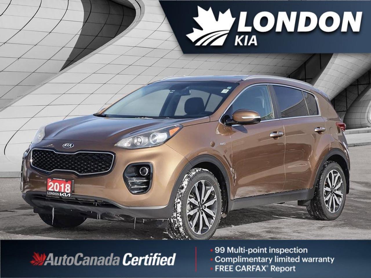 2018 Kia Sportage EX   AWD   Leather   Push Button   Apple CarPlay Photo