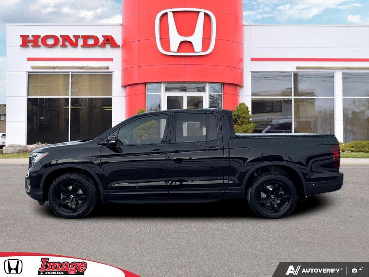 2022 Honda Ridgeline Black Edition AWD   LEATHER   SUNROOF   TONNEAU Photo3