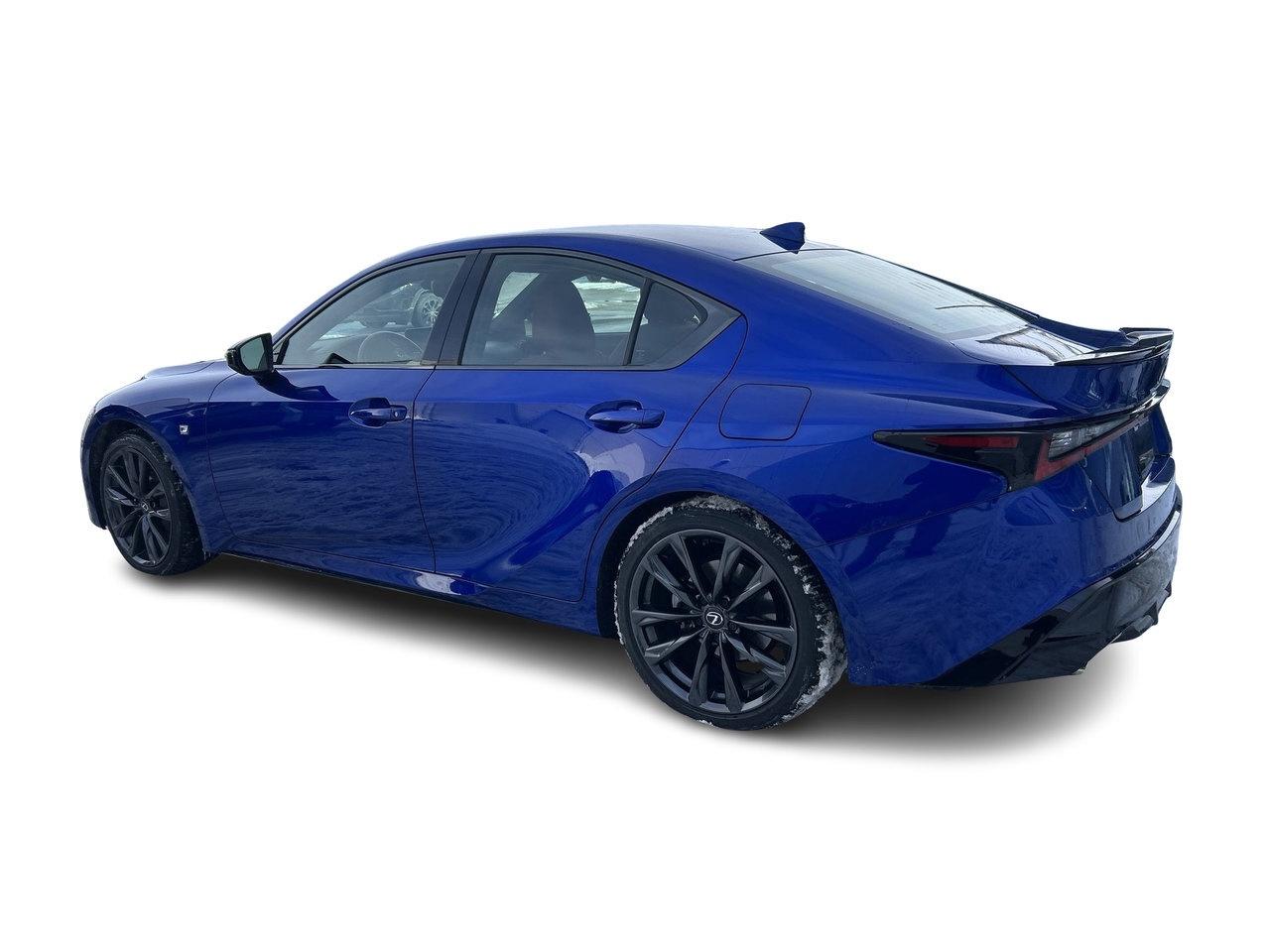 2025 Lexus IS 350 AWD Low KM Sunroof CarPlay Red Interior Photo