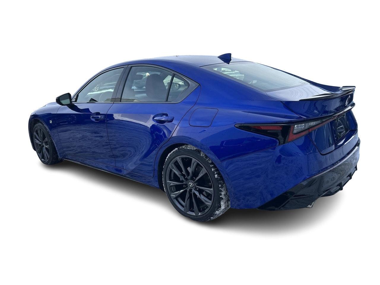 2025 Lexus IS 350 AWD Low KM Sunroof CarPlay Red Interior Photo