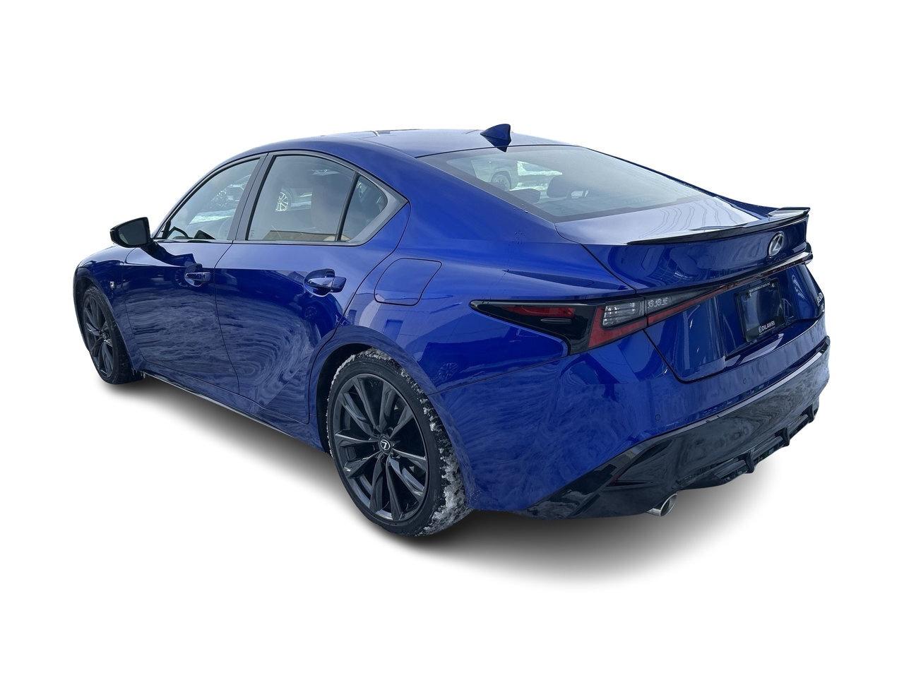 2025 Lexus IS 350 AWD Low KM Sunroof CarPlay Red Interior Photo