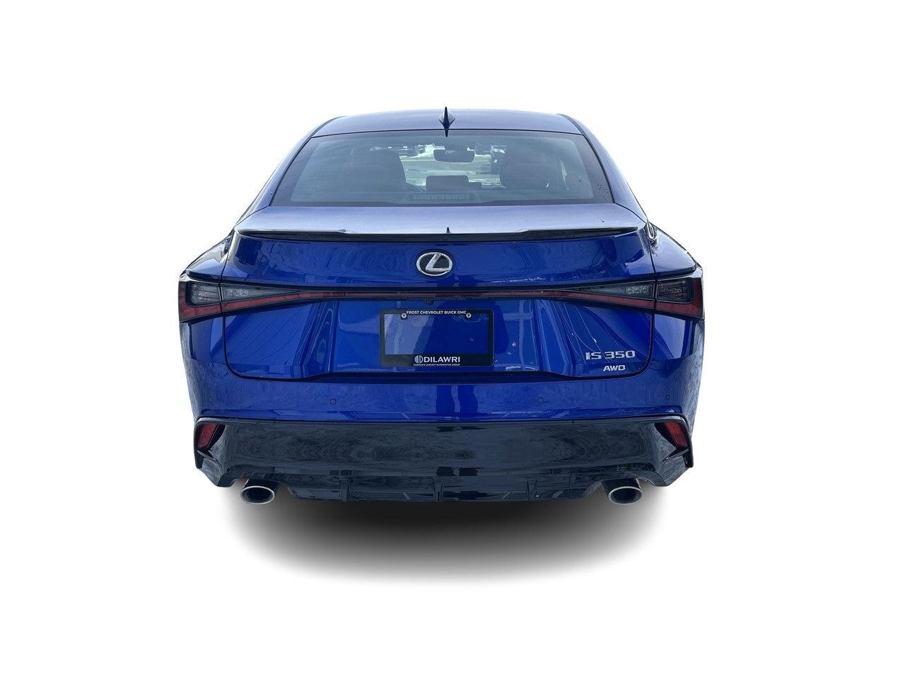 2025 Lexus IS 350 AWD Low KM Sunroof CarPlay Red Interior Photo