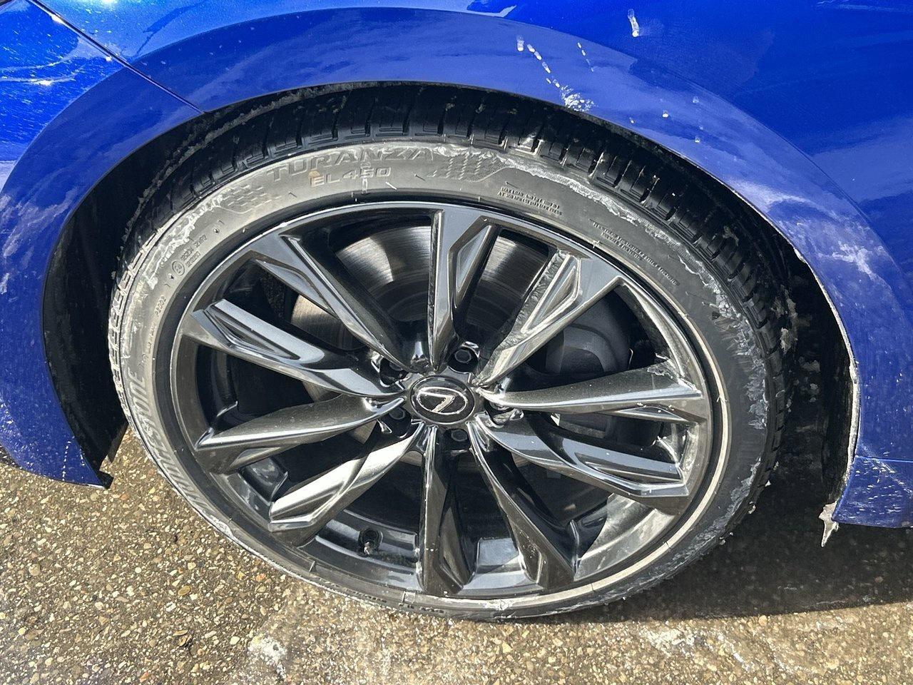 2025 Lexus IS 350 AWD Low KM Sunroof CarPlay Red Interior Photo