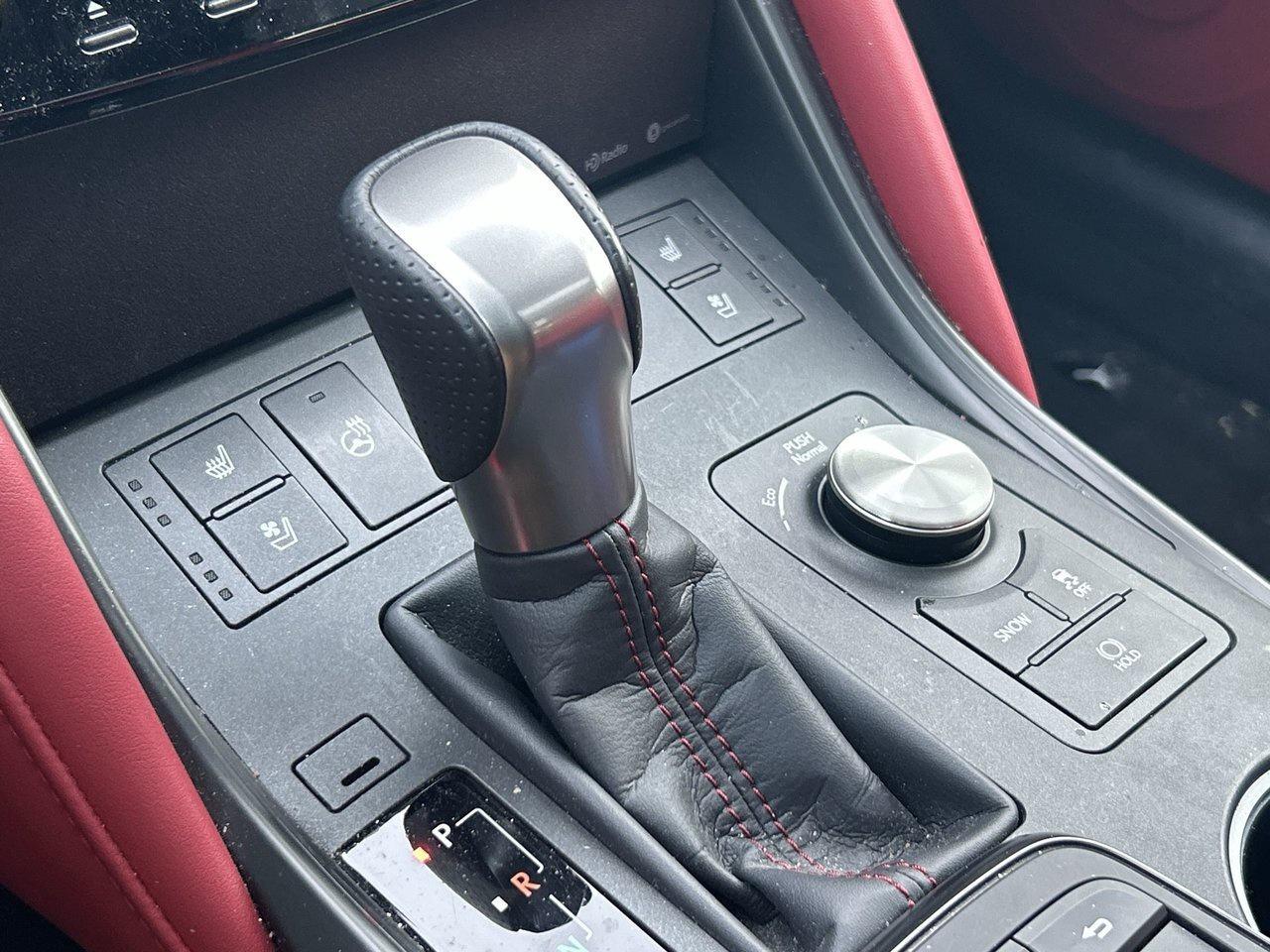 2025 Lexus IS 350 AWD Low KM Sunroof CarPlay Red Interior Photo