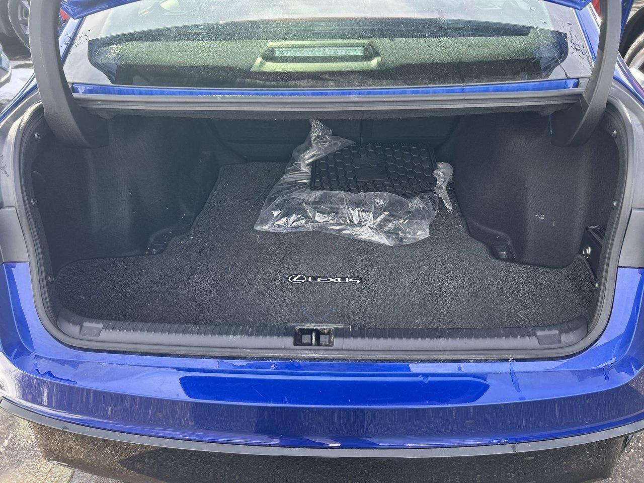 2025 Lexus IS 350 AWD Low KM Sunroof CarPlay Red Interior Photo