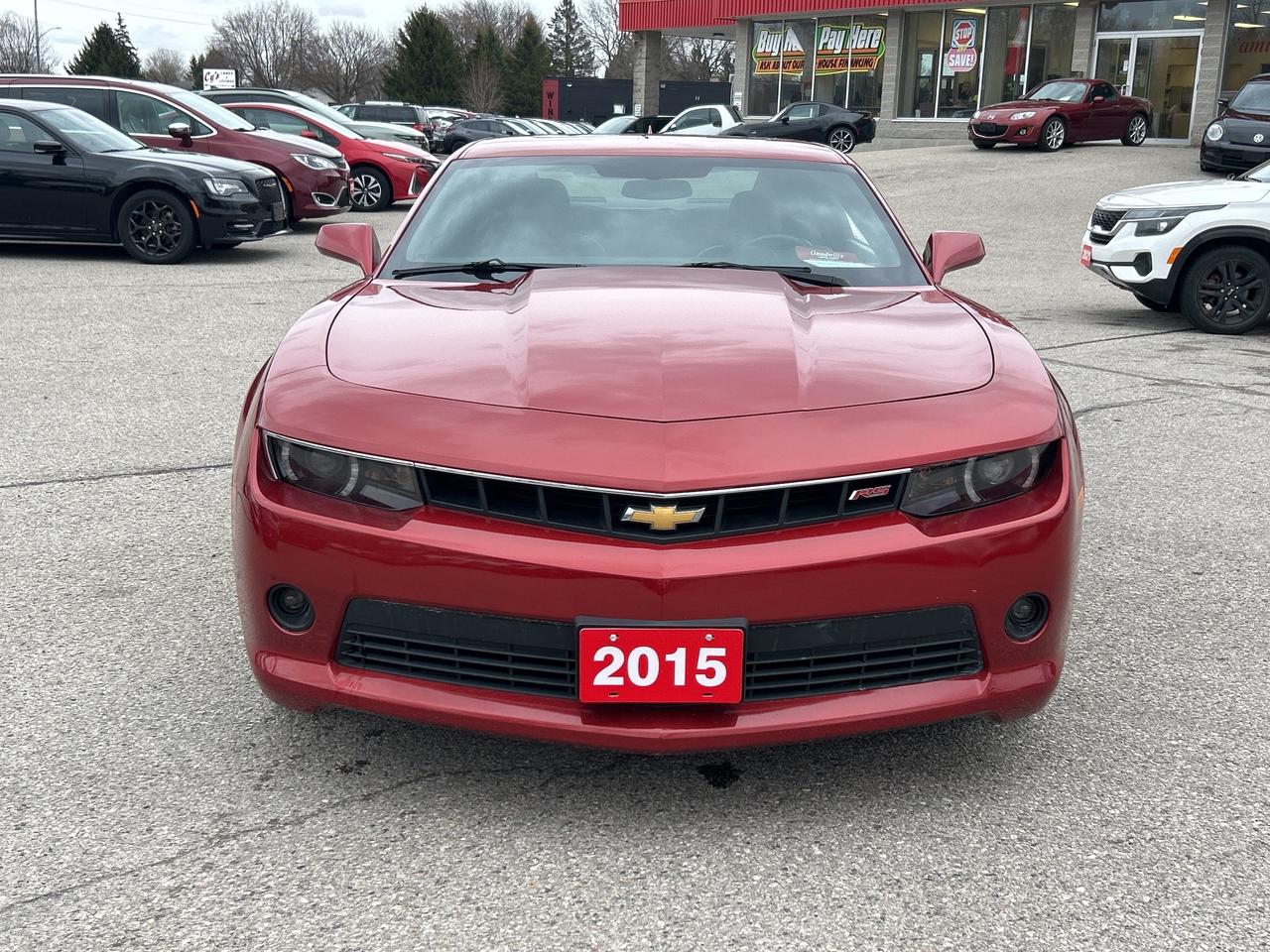 2015 Chevrolet Camaro RS, AUTO, LEATHER SEATS, REMOTE START, SUNROOF! Photo2