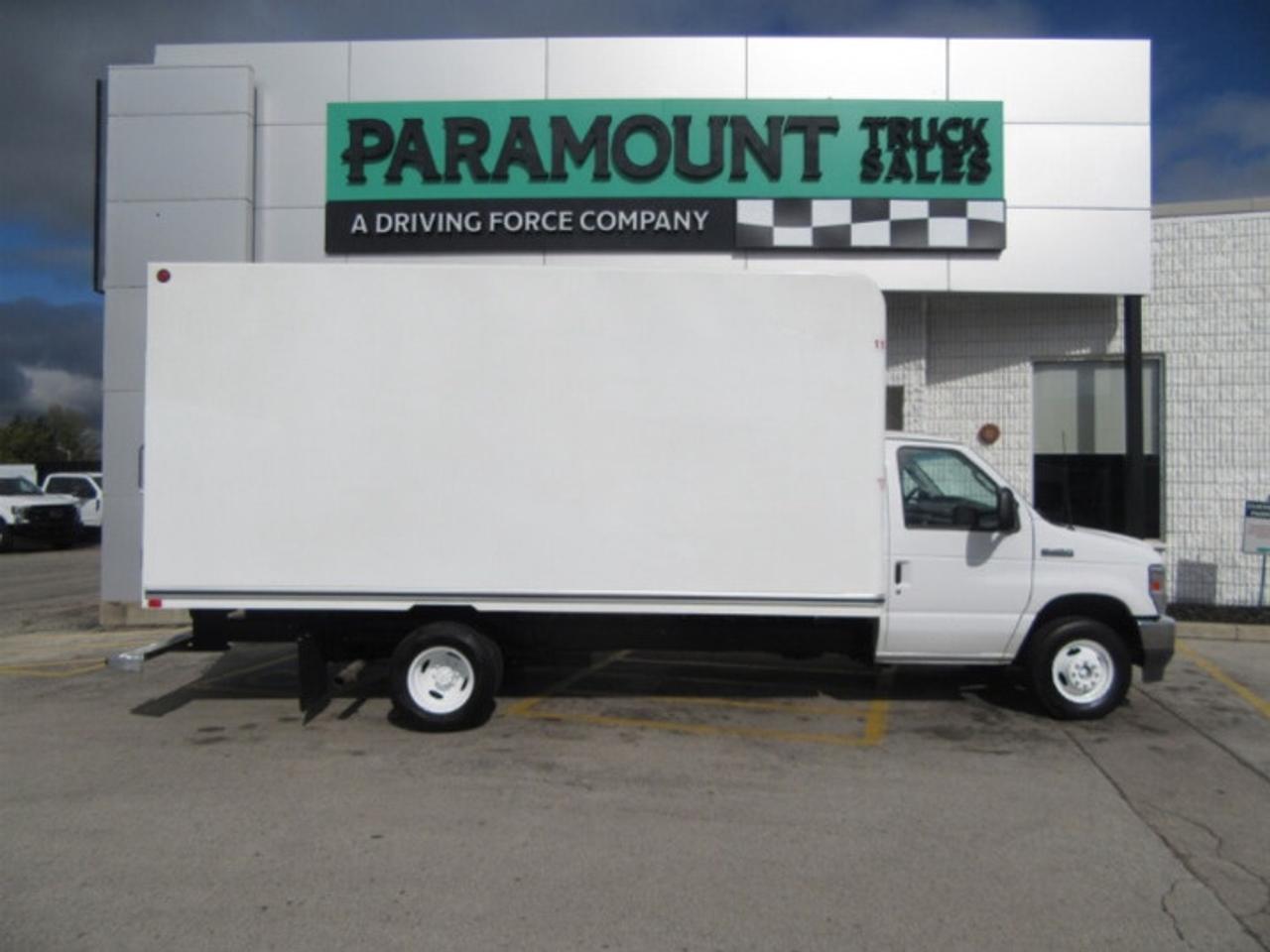 2023 Ford Super Duty E-450 DRW CUBE VAN 16FT HIGH BOX WITH ROLLOUT RAMP Photo