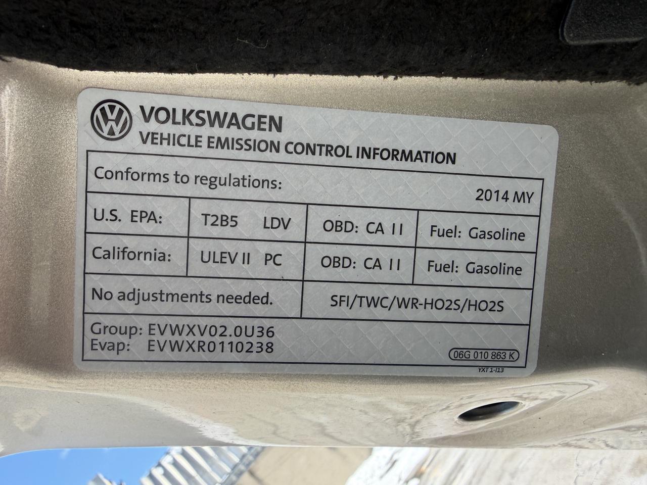 2014 Volkswagen Jetta Sedan 2.0L Auto Trendline+  !!! 66589 KMS !!! LIKE NEW Photo