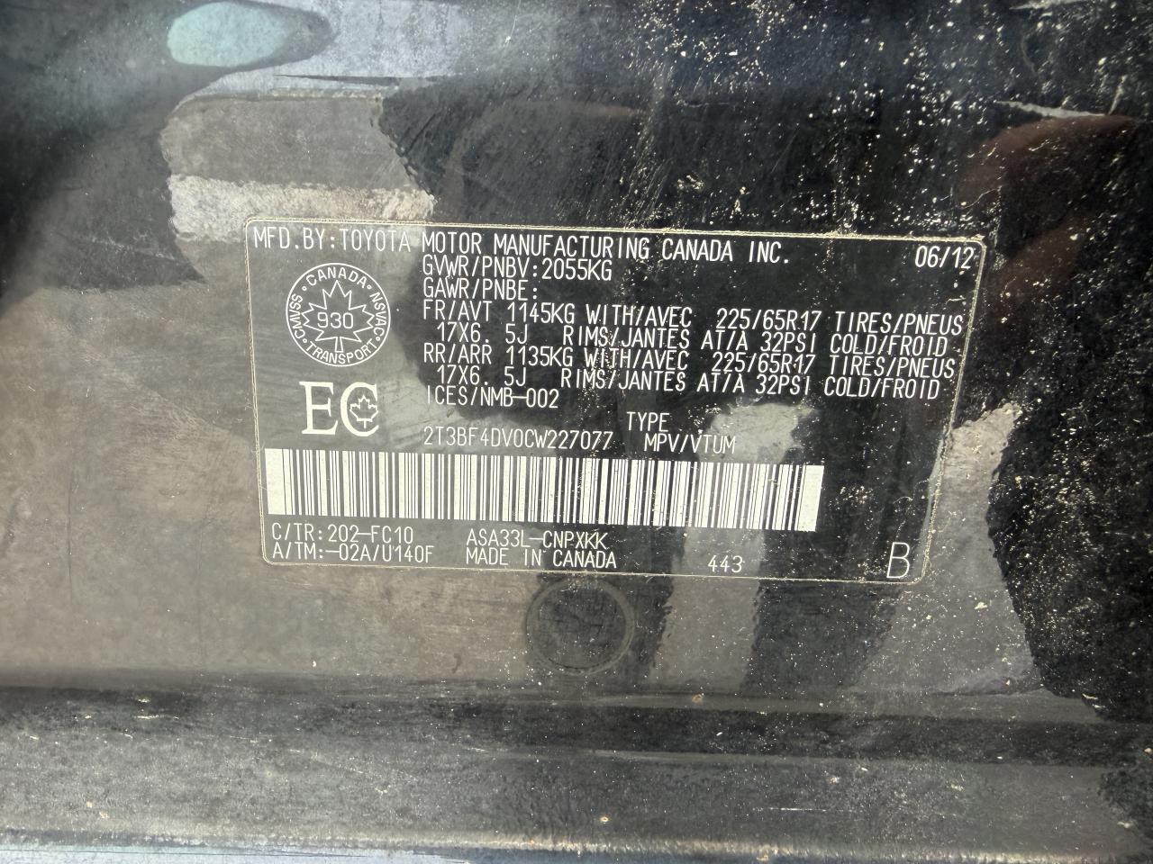 2012 Toyota RAV4 !!! JUST SOLD SOLD SOLD !!! 4WD !! 76849 KMS !!! Photo